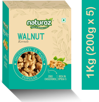 Naturoz Popular Kernels Walnuts(5 x 200 g)