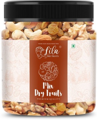 lila dry fruits Dry Fruit Mix(Cashew,Almond,Figs,Walnut 8pcs,Black&Golden Raisin)500g Jar Pack(500 g)