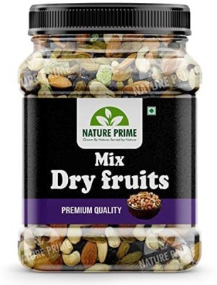 Nature Prime Premium Mix Dry Fruits and Nuts with Black Raisins, Almonds, Cashews, Raisins, Apricots, Kiwi(250 g)