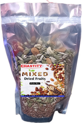 CHASTITY Premium mixed dry fruits Assorted Seeds & Nuts(1 x 200 g)