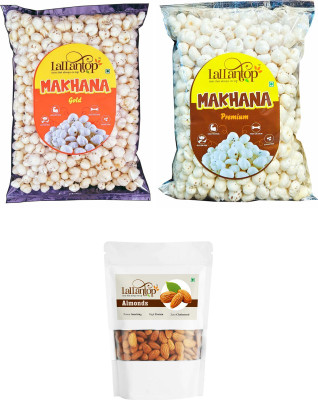 LALLANTOP Makhana gold 250g,100g | Kismish 250g Healthy Dry Fruits Combo Pack Fox Nut, Raisins(3 x 200 g)