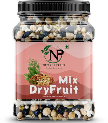 nutri petals Mix Dry Fruits And Nuts / Fresh & Healthy Dry Fruits And Nuts Assorted Nuts(1 x 400 g)