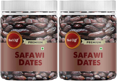 RED CLIFF Premium Safawi Dates | Combo Pack Of 2 | Original & Rich Kalmi Khajoor | Dates(2 x 250 g)