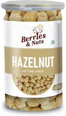 Berries & Nuts Silenium Rich | Premium Jumbo Size Hazelnuts(1 x 170 g)
