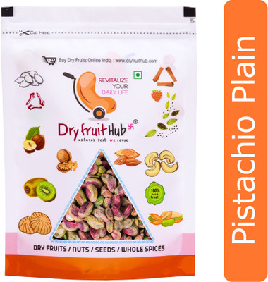 Dry Fruit Hub Raw Pista Kernels 100gm Without Shell,Plain Pista Dry fruit , Kernel Pistachios(1 x 100 g)