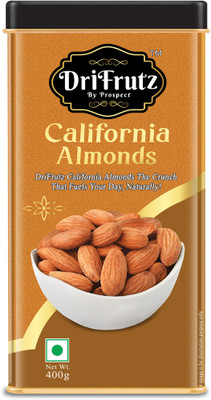 DRIFRUTZ Regular Almonds| 400g | Rich Taste & Crunch | Perfect for Gifting & Daily Snack Almonds(1 x 400 g)