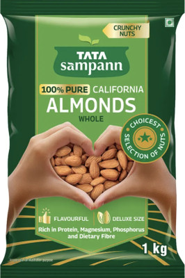 Tata Sampann Premium California Almonds Badam Almonds(1 x 1 kg)
