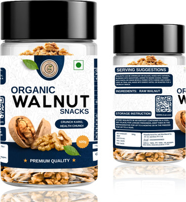 ZCAL NUTRITION.COM ORGANIC WALNUT SNACKS Walnuts(1 x 500 g)