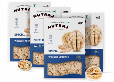 Nutraj Special Walnut Kernels (Akhort Giri) Walnuts(4 x 0.25 kg)