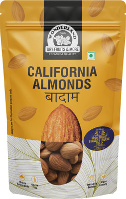 WONDERLAND Raw Califoria Almonds Almonds(1 x 500 g)