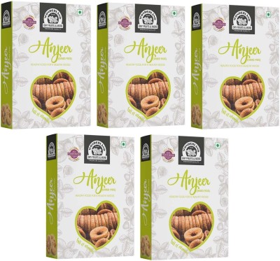 WONDERLAND Foods Anjeer(Dried Figs)1Kg-Pack of 5(200g Each) Figs(5 x 0.2 kg)