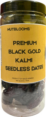 NUTBLOOMS BLACK GOLD KALMI SEEDLESS Wet Dates(1 x 450 g)