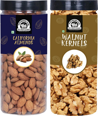 WONDERLAND Dry Fruits Combo Dry Fruits Combo - (Jar) Almonds, Walnuts(2 x 425 g)
