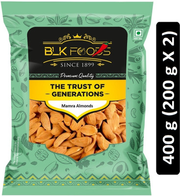 BLK FOODS Select 400g Almond Giri (Mamra Badam) 200g X 2 Almonds(2 x 200 g)
