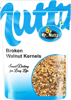 Mr.Nuttz Broken Walnut Kernels | Akhrot Giri for Cooking, Baking & Snacking - Walnuts(1 x 200 g)