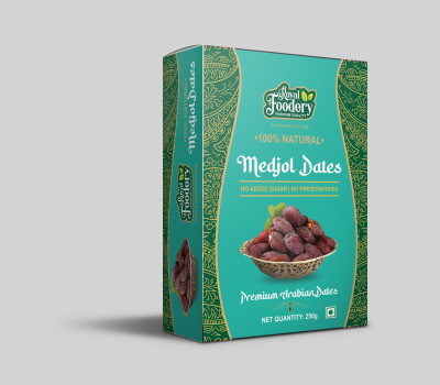 Royal foodery Medjoul dates | premium medjool dates | big size dates | khajur Dates(1 x 250 g)
