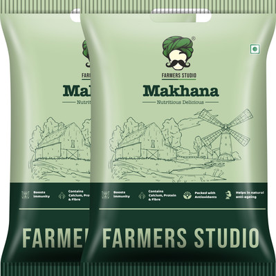 FARMERS STUDIO Classic Makhana Fox Nut(2 x 250 g)
