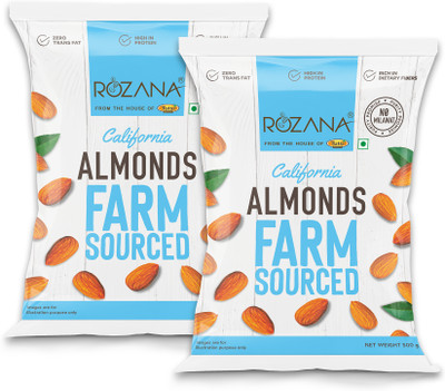 Tulsi California Rozana Value Pack Of 2 Almonds(2 x 0.5 kg)