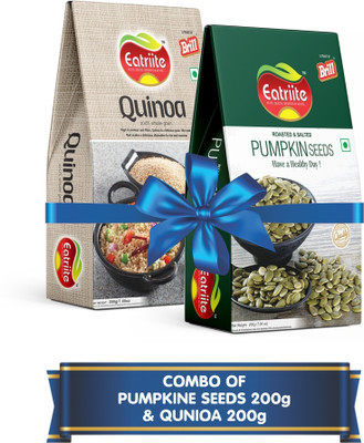 Eatriite Roasted Pumpkin Seeds & Quinoa Combo 400g (200g x 2) Assorted Seeds & Nuts(2 x 200 g)