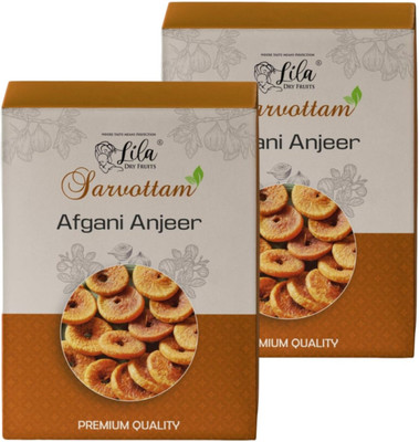 lila dry fruits SARVOTTAM Anjeer | Premium Dried Figs Afghani Anjeer | Anjir Perfect for Gifting Figs(2 x 250 g)