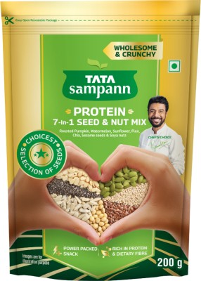 Tata Sampann Healthy Seeds Mix, Rich in Protein, Magnesium & Phosphorus Assorted Nuts(200 g)