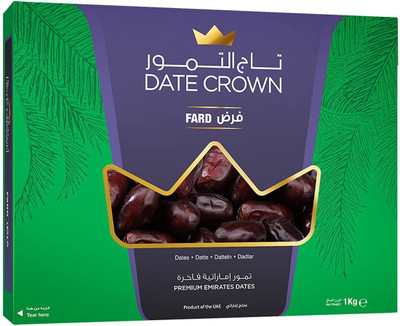 DATE CROWN FARD - Premium Emirates Dates Dates(1 x 1 kg)