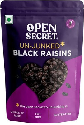 OPEN SECRET Premium Black Raisins(1 x 500 g)