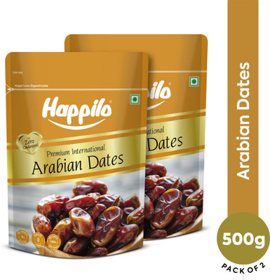 Happilo Premium International Arabian Dates Super Saver Dates(2 x 0.5 kg)