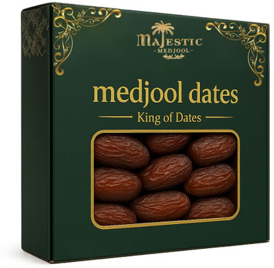 Majestic Medjool Medjool Dates Jumbo | 500g Premium Natural Energy Snack Dates(1 x 500 g)