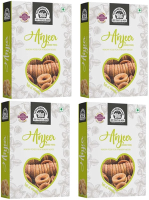 WONDERLAND Foods Anjeer(Dried Figs)800g-Pack of 4(200g Each) Figs(4 x 200 g)