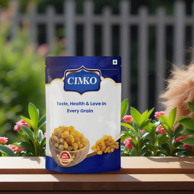 CIMKO Premium Quality Raisin(Kishmish) | Pure Natural and Organic | Kishmish-Draksh_11 Raisins(2 x 0.5 kg)