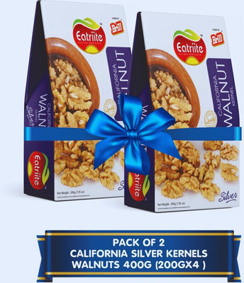 Eatriite California Silver Kernels Walnuts 400g (200gx2 ) || Walnuts(2 x 200 g)