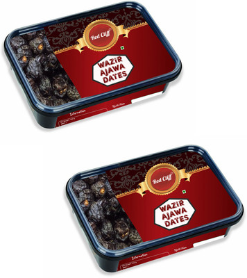 RED CLIFF Premium Wazir Ajwa Dates | Original & Rich Khajoor | Combo Pack Of 2 | Dates(2 x 350 g)