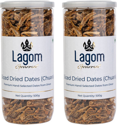 Lagom Gourmet Sliced Dried Dates || Dates(2 x 0.5 kg)
