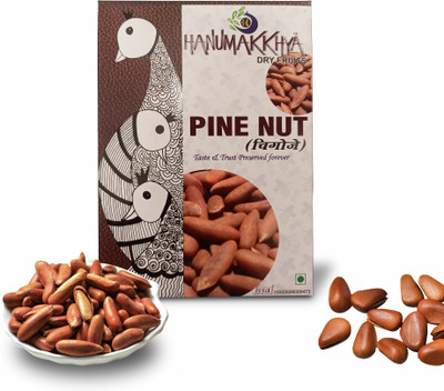 Hanumakkhya Dry Fruits Lebanon Chilgoza Pine Nuts Without Shell 200 gms Pine Dry Fruits Pine Nuts(1 x 200 g)