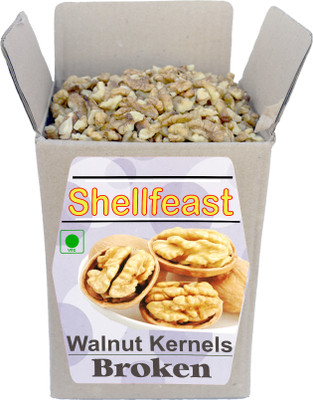 Shellfeast Walnuts Without Shell, Walnut Kernels Broken Walnuts(2 x 0.5 kg)