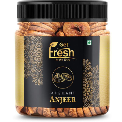 Get Fresh Anjeer Dry Fruits || Dried Figs- 250 gm-Jar Packing Figs(1 x 250 g)