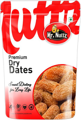 Mr.Nuttz Premium Dates (Dry Yellow Dates/ Peela Chuara, Khajoor 500g) - Dry Dates(1 x 500 g)