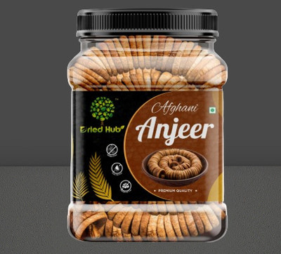DRIED HUB Afghani Anjeer | Soft And Sweet | Naturally Nutritious Snack Figs(1 x 1 kg)