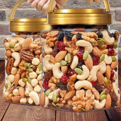 Get Fresh 01Dry Fruits Nut Mix Black & Green Raisin,Almonds,Cashews,Apricot,Pistachios, Assorted Fruits & Nuts(1 x 1000 g)