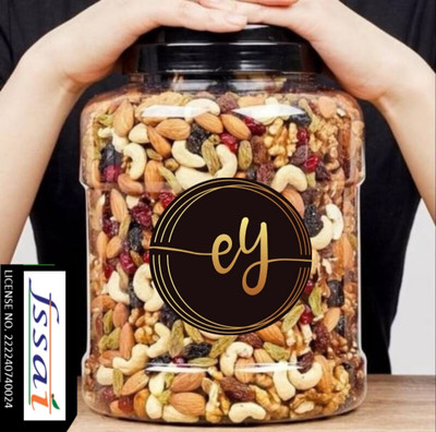 eatyumm Premium Quality Mix Dryfruits and Nuts|Immunity Booster|Trial Mix Assorted Seeds & Nuts(502 g)