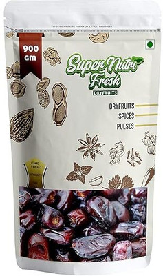 Super Nutri Fresh Dry black Fard Dates 900gm Dates(1 x 900 g)