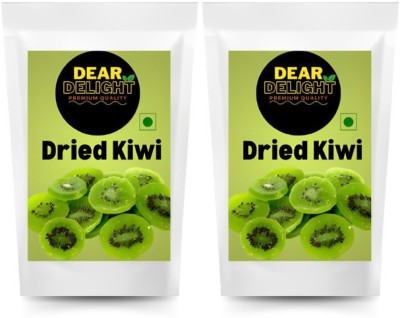 dear delight Dried Kiwi Fruit Rich in Dietary Fiber, Vitamin C & Antioxidants Kiwi(2 x 125 g)