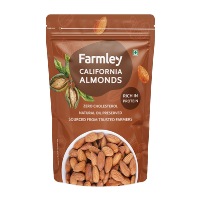 Farmley Popular California Almonds(1 x 500 g)