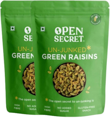 OPEN SECRET Premium Kishmish Green Raisins(2 x 500 g)