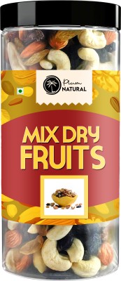 Plum Natural Dry Fruit Mix Panchmeva Almond, Cashew, Pista, Black Raisin Assorted Nuts(200 g)