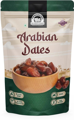WONDERLAND Foods Premium Arabian Dates 500g | Soft And Chewy Texture Khajur | Khajoor Dates(1 x 500 g)
