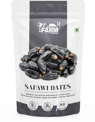 ZEN FARM Safawi Dates : Deliciously Rich Nutrient Dense and Perfect for Any Time of Day Dates(250 g)