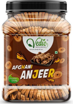 vedic Wellness Afghani Anjeer Premium - Natural Soft Dried Figs Superfood & Pure Figs(1 x 1 kg)