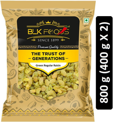 BLK FOODS Select Green Regular Raisin 800g (2 X 400g) Raisins(2 x 400 g)